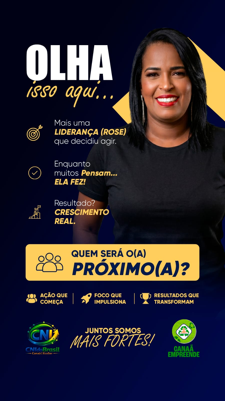 Liderança Rose — destaque do Programa Canaã/CNI